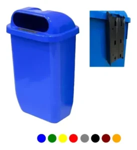 Lixeira Papeleira 50l - P/ Parede Belosch Várias Cores