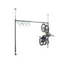 Bicicletário de Correr com Pilar Ajustável