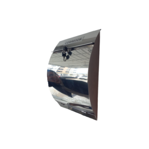 Caixa De Correio Inox Arqueada Brilhosa - 45x30cm Valeinox