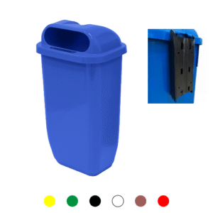 Lixeira Papeleira 50L - P/ Parede Belosch Várias Cores