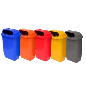 Lixeira Papeleira 50l - P/ Parede Belosch Várias Cores