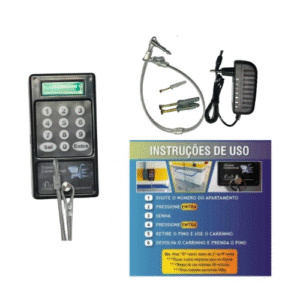 Trava para carrinho de compras - Eletrônica