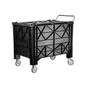 Carrinho Coletor para Condomínio Preto 370L - JSN