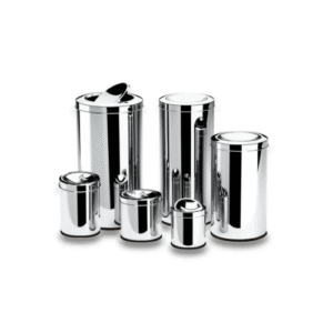 Lixeira Inox com tampa basculante - Aldinox