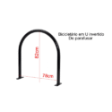 suporte bicicletário u invertido de parafusar