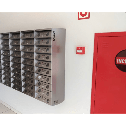 Caixa de correio colmeia inox para revistas Caixa de correio colmeia inox para revistas