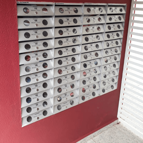 Caixa de correio colmeia alumínio para revistas Caixa de correio colmeia alumínio para revistas