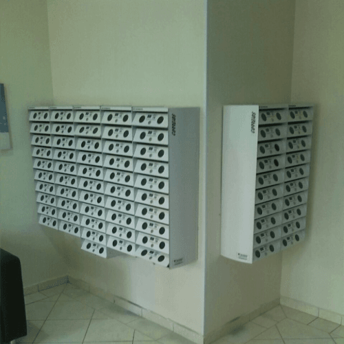 Caixa de correio colmeia alumínio para revistas Caixa de correio colmeia alumínio para revistas