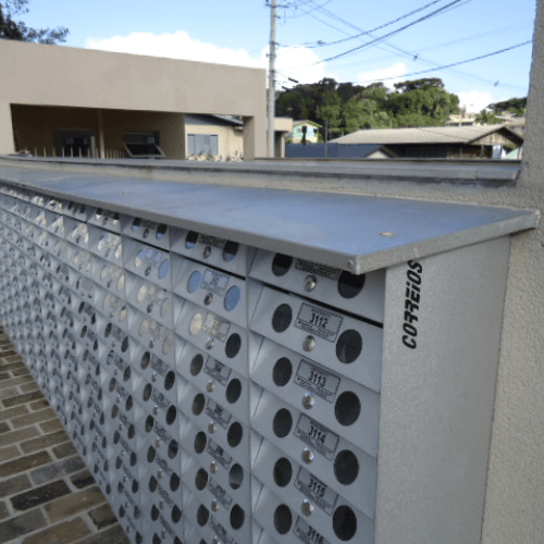 Caixa de correio colmeia alumínio para revistas Caixa de correio colmeia alumínio para revistas