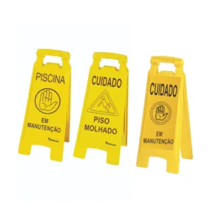 Placa de Sinaliazação Tipo Cavalete - Bralimpia