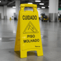 placa de sinalização bralimpia de sinalização piso molhado